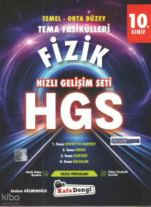 Kafa Dengi Yayınları 10. Sınıf HGS Fizik Tema Fasikülleri