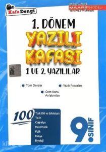 Kafa Dengi Yayınları 9. Sınıf 1. Dönem Yazılı Kafası 1. ve 2. Yazılılar