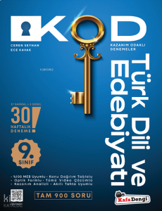 Kafa Dengi Yayınları 9. Sınıf Türk Dili ve Edebiyatı KOD 30 Deneme