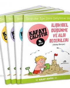 Kafayı Çalıştır Seti (4 Kitap); Zekâ Geliştirme Seti, Kolay Seviye, 5 - 7 Yaş