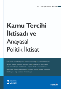 Kamu Tercihi İktisadı ve Anayasal Politik İktisat