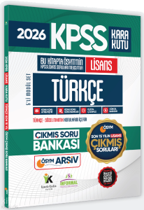 Kara Kutu Yayınları 2026 Fulllisans KPSS Lisans Türkçe Kara Kutu ÖSYM Çıkmış Soru Bankası Son 15 Yıl