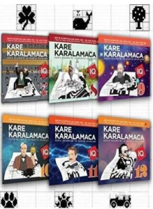 Kare Karalamaca Seti 2 - 7'den 70'e Akıl ve Mantık Oyunları - 6 Kitap Takım Zevkli Oyunlar