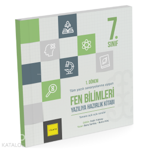 Kare Yayınları 7. Sınıf 1. Dönem Fen Bilimleri Yazılıya Hazırlık Kitabı