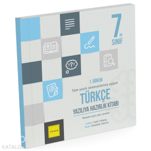 Kare Yayınları 7. Sınıf 1. Dönem Türkçe Yazılıya Hazırlık Kitabı