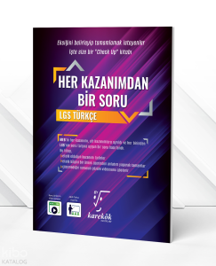 Karekök Her Kazanımdan Bir Soru Lgs Türkçe Soru Bankası