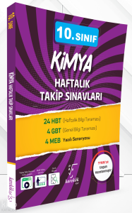 Karekök Yayınları 10. Sınıf Kimya Haftalık Takip Sınavları