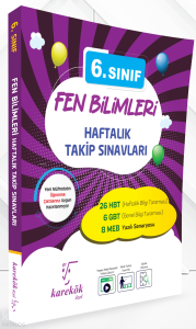 Karekök Yayınları 6. Sınıf Fen Bilimleri Haftalık Takip Sınavları