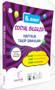 Karekök Yayınları 6. Sınıf Sosyal Bilgiler Haftalık Takip Sınavları