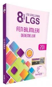 Karekök Yayınları 8. Sınıf LGS Fen Bilimleri 20 Deneme Karekök