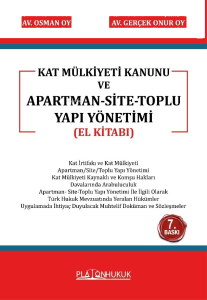 Kat Mülkiyeti Kanunu Ve Apartman-Site Toplu Yapı Yönetimi
