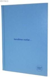 Kendime Notlar Arda Erel Defter (Mavi Ciltli)
