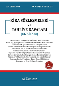 Kira Sözleşmeleri Ve Tahliye Davaları