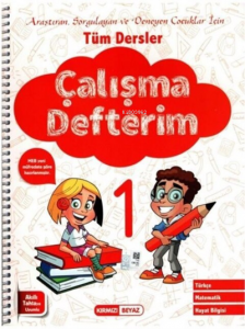 Kırmızı Beyaz - 1. Sınıf Tüm Dersler Çalışma Defterim