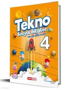 Kırmızı Beyaz 4. Sınıf Tekno Teknolojik Eğitim Destekli Sosyal  Bilgiler