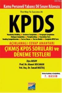 KPDS Açıklamalı Cevap Anahtarı; Çıkmış KPDS Soruları ve Deneme Testleri