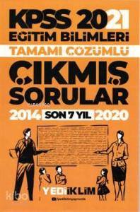 KPSS 2021 Eğitim Bilimleri Son 7 Yıl Çıkmış Sorular