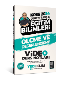 KPSS 2024 Cüneyt İltuş ile Ölçme Ve Değerlendirme Video Ders Notları