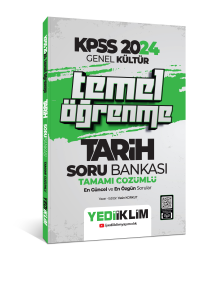 KPSS 2024 Genel Kültür Temel Öğrenme Tarih Tamamı Çözümlü Soru Bankası