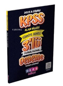 KPSS A Grubu Alan Bilgisi 3 'Lü Fasikül Fasikül Deneme Sınavı Ders Koçu