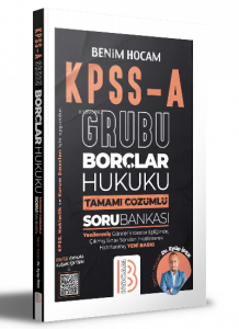 KPSS A Grubu Borçlar Hukuku Tamamı Çözümlü Soru Bankası