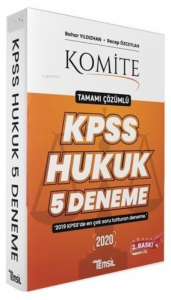 KPSS A Grubu Komite Hukuk 5 Deneme Çözümlü