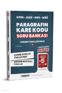 KPSS - ALES - DGS - MSÜ Paragrafın Kare Kodu Soru Bankası
