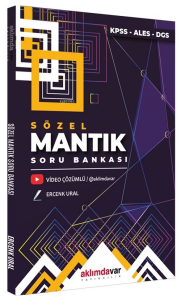 KPSS ALES DGS Sözel Mantık Soru Bankası Video Çözümlü
