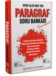 Kpss Ales Dgs Yks Paragraf Soru Bankası