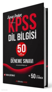 KPSS Dil Bilgisi Video Çözümlü 50 Deneme Sınavı Dijital Hoca Akademi