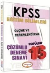 Kpss Eğitim Bilimleri Ölçme Ve Değerlendirme 2016; 15 Çözümlü Deneme Sınavı
