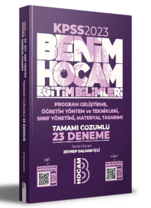 KPSS Eğitim Bilimleri Program Geliştirme Öğretim Yöntem ve Teknikleri Sınıf Yönetimi, Materyal Tasarımı Tamamı Çözümlü 23 Deneme