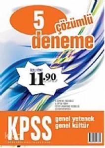 KPSS Genel Yetenek Genel Kültür 5 Çözümlü Deneme