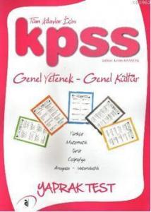 KPSS Genel Yetenek-Genel Kültür; Yaprak Test