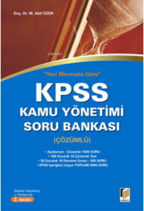 Kpss Kamu Yönetimi Soru Bankası (Çözümlü)