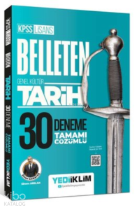 KPSS Lisans Genel Kültür Belleten Tarih Tamamı Çözümlü 30 Deneme