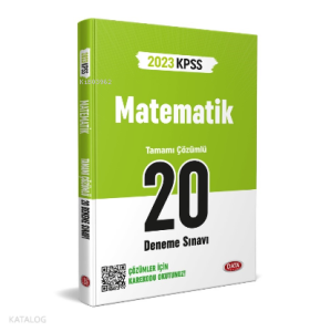 KPSS Matematikl 20 Deneme Sınavı Karekod Çözümlü