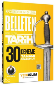 KPSS Ortaöğretim Ön Lisans Genel Kültür Belleten Tarih Tamamı Çözümlü 30 Deneme