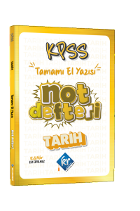 KPSS Tarih El Yazısı Konu Anlatım Defteri