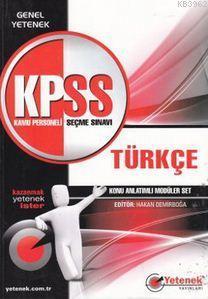 KPSS Türkçe Konu Anlatımlı Modüler Set; Genel Yetenek