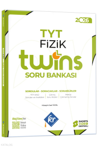 KR Akademi 2026 TYT Twins Fizik Soru Bankası