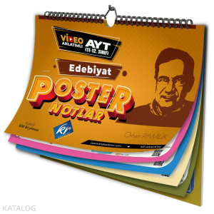 Kr Akademi AYT Edebiyat Poster Notlar