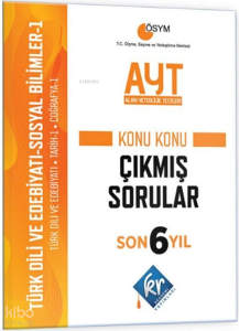 KR Akademi AYT Türk Dili ve Edebiyatı Sosyal Bilimler 1 Son 6 Yıl Konu Konu Çıkmış Sorular