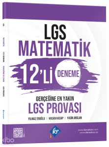 KR Akademi LGS Matematik 12'li Deneme Gerçeğine En Yakın LGS Provası