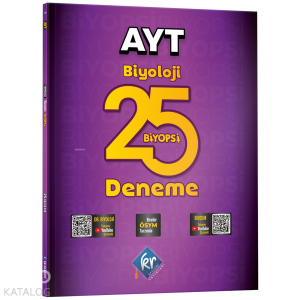 KR Akademi Yayınları Dr. Biyoloji & Biosem AYT Biyoloji Biyopsi 25 Biyoloji Deneme