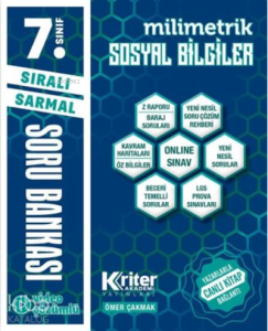 Kriter Akademi Sosyal Bilgiler Soru Bankası- 7. Sınıf