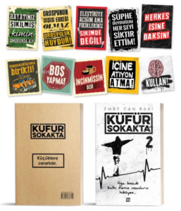 Küfür Sokakta Set - Özel Tasarım Sticker Hediyeli