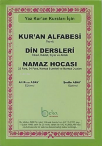 Kur'an Alfabesi Tecvitli, Din Dersleri, Namaz Hocası ( Yeşil Elifba );Yaz Kur'an Kursları İçin