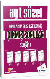 Kurul Yayıncılık AYT Sözel Son 5 Yıl Konularına Göre Çıkmış Sorular
