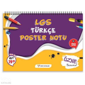 LGS Türkçe Poster Notu